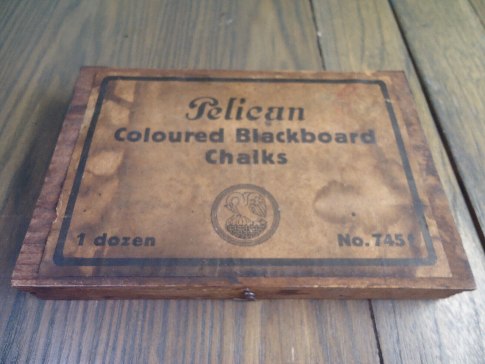 Vintage chalk Pelican Coloured blackboard chalks vintage school supplies collect