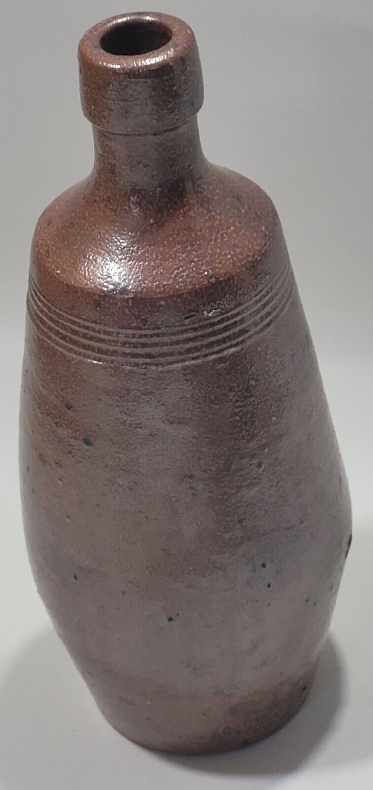 A. Rangel R. Oliveira De Azemeis Portugal Salt Glaze Stoneware 9” Bottle