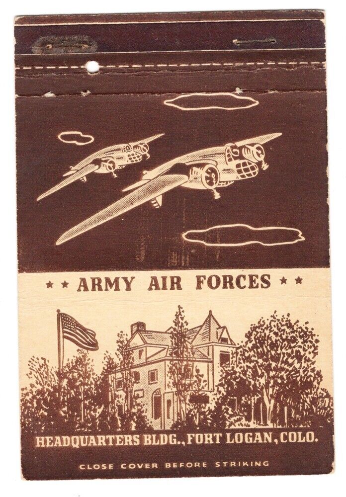 Matchbook: Army Air Forces - Ft. Logan, Colorado 