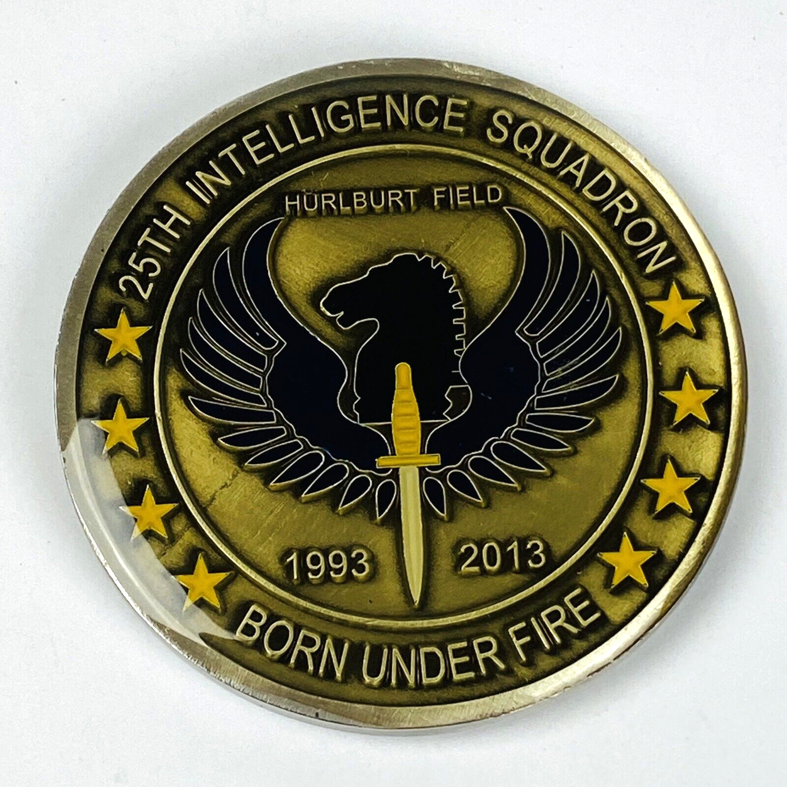 25th Intelligence Squadron USAF Special Operations Challenge Coin Hurlburt Field