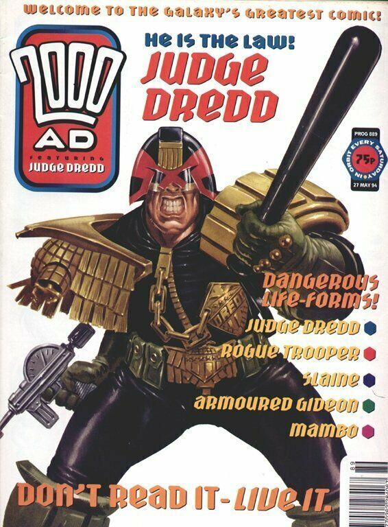 2000AD Prog 889-899 Armoured Gideon The Collector All 11 Comic Issues 1994 **