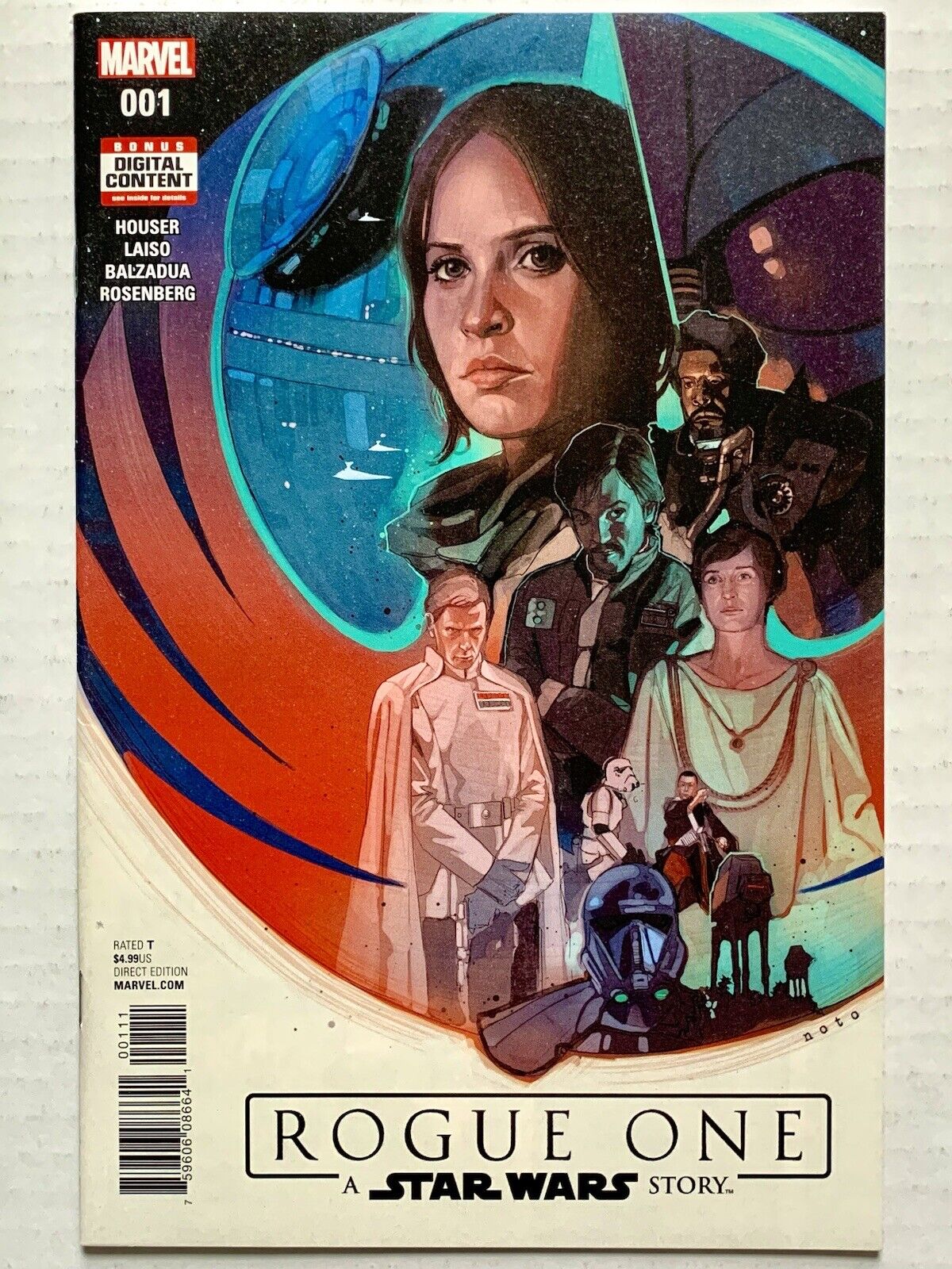 Rogue One: A Star Wars Story #1 (2017) 1st Andor, Jyn Erso (NM/9.4) KEY -VINTAGE