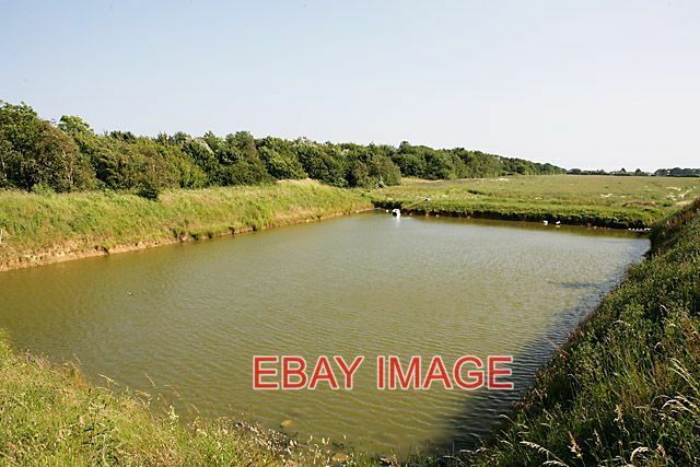 PHOTO  POND NEAR PEEL COMMON SEWAGE WORKS THIS ARTIFICIAL POND IS SURROUNDED BY