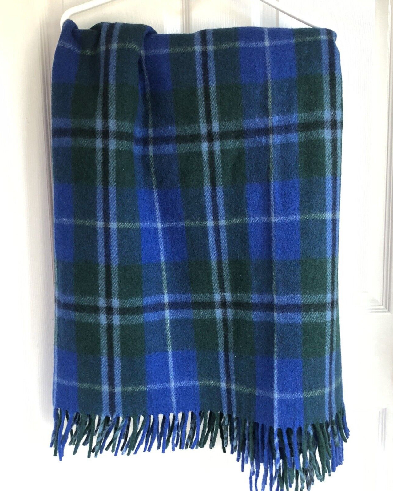 NEW Large Scotland Highland Wool Blanket Throw by Tartan Tweeds  72\