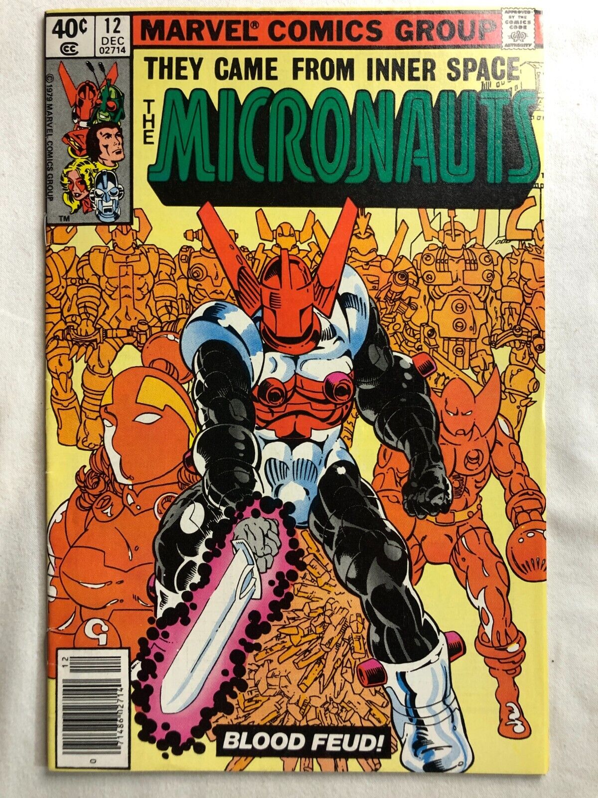 The Micronauts #12 December 1979 Vintage Bronze Age Marvel Comics Collectable