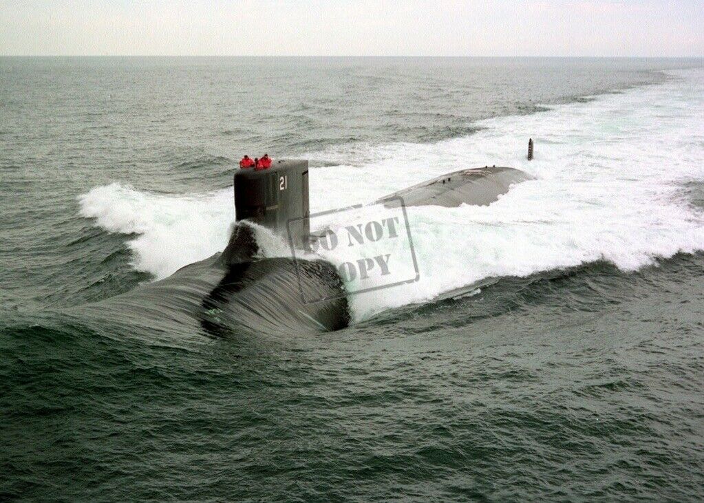 US Navy USN attack submarine USS Seawolf (SSN 21) N4 8X12 PHOTOGRAPH