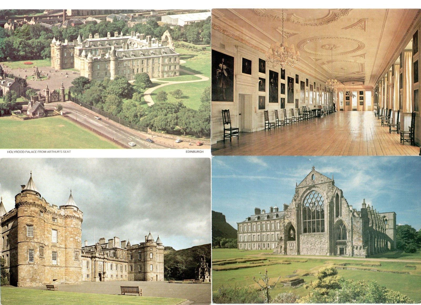 Postcards, Scotland, Edinburgh, Holyrood House 6 Unposted Vintage