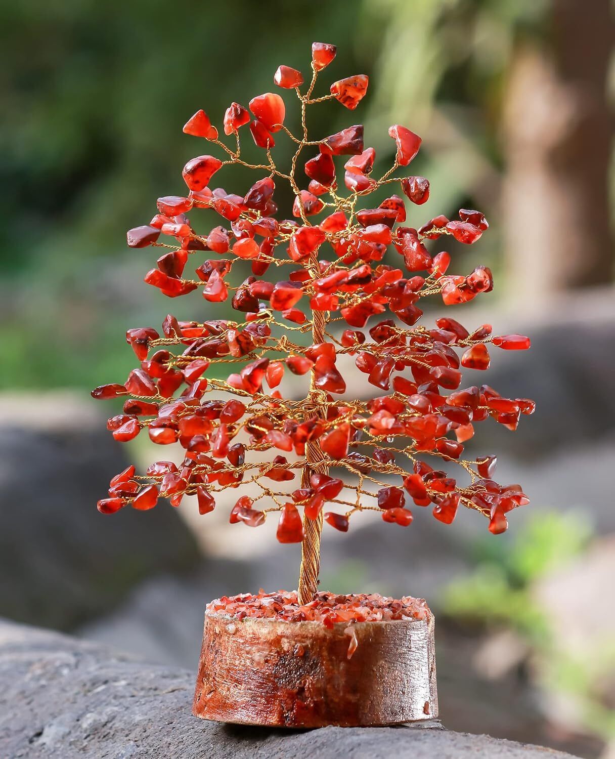Carnelian Chakra Tree of Life Crystal Tree for Feng Shui Healing Spiritual Gift