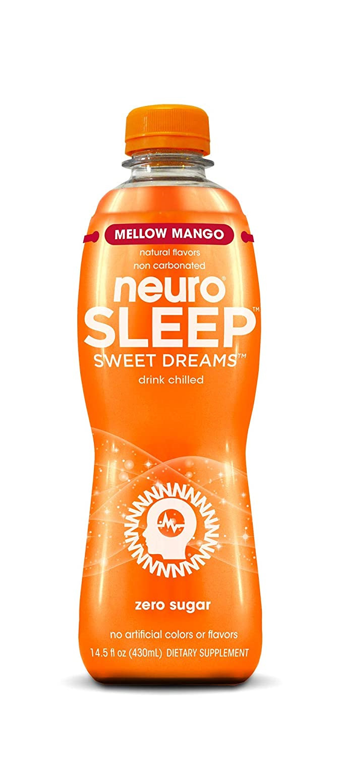 neuroSLEEP | Mellow Mango | Functional Beverage for Restful Sleep Non-Carbona...