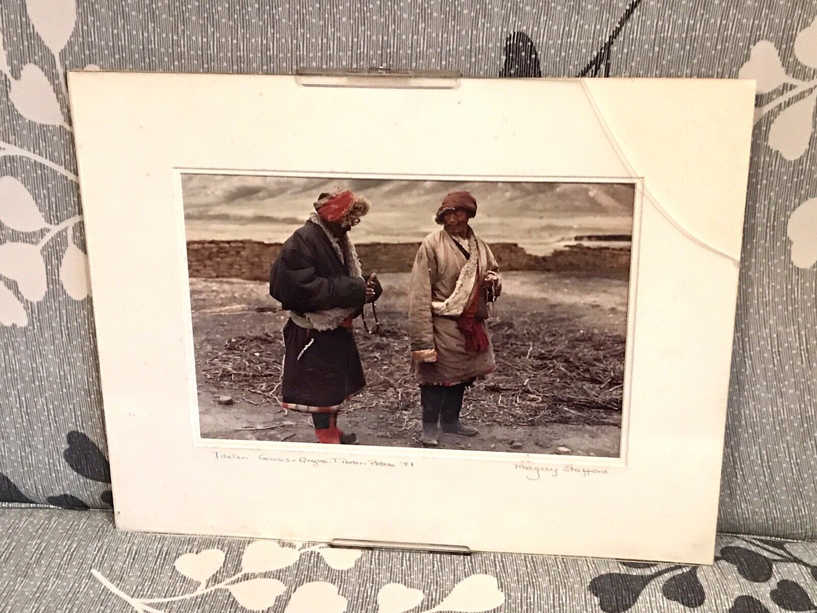 Vintage 1981 Margerry Stafford Tibetan Gologs-Qinghai-Tibetan Plateau Photograph