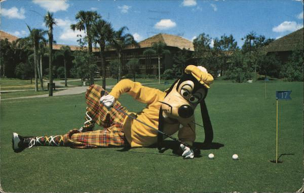 1984 Orlando,FL A Goofy Way to Putt,Walt Disney World Golf Resort Florida
