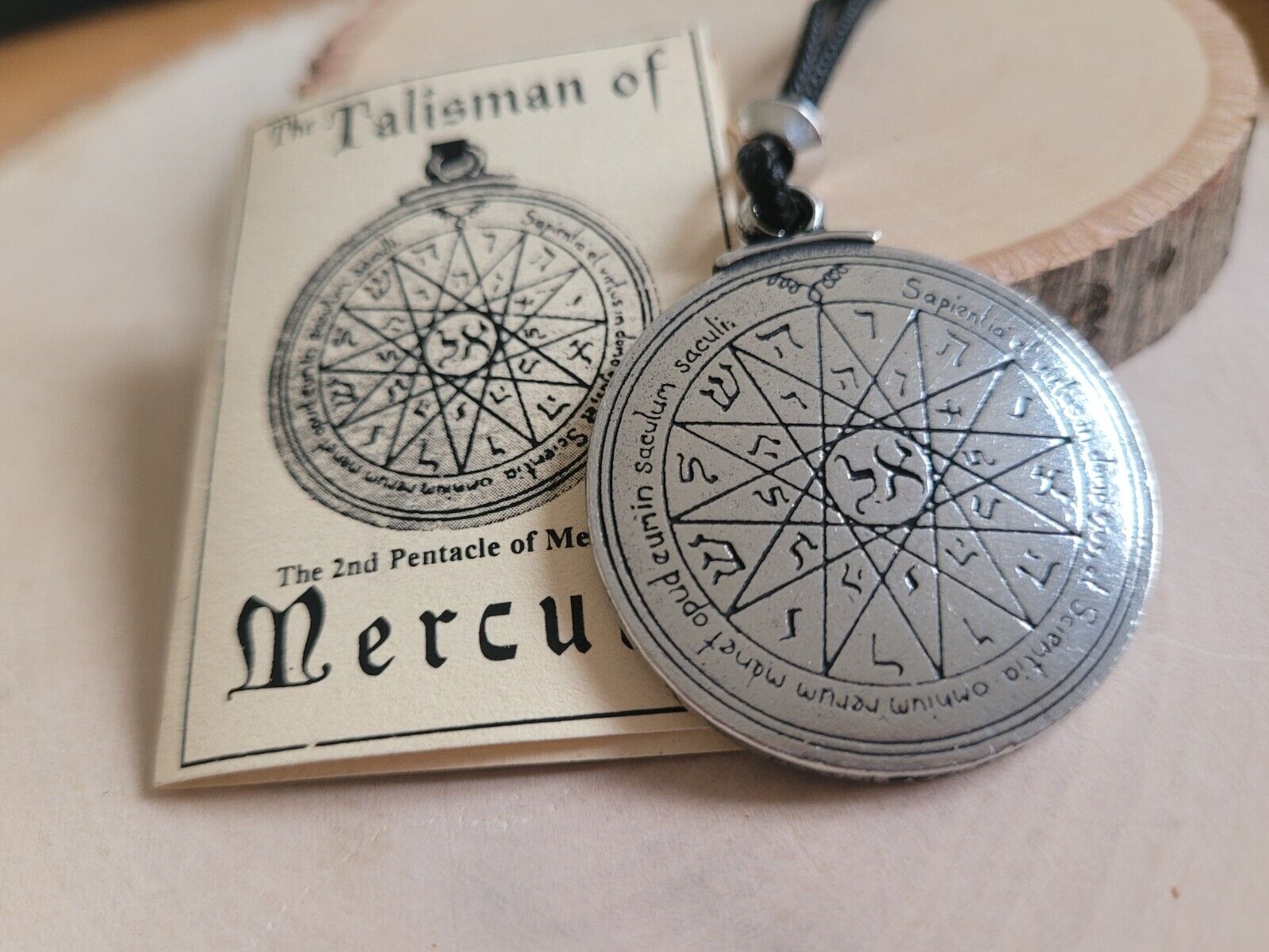 Talisman of Mercury Pentacle Solomon Seal of Magic 1.5