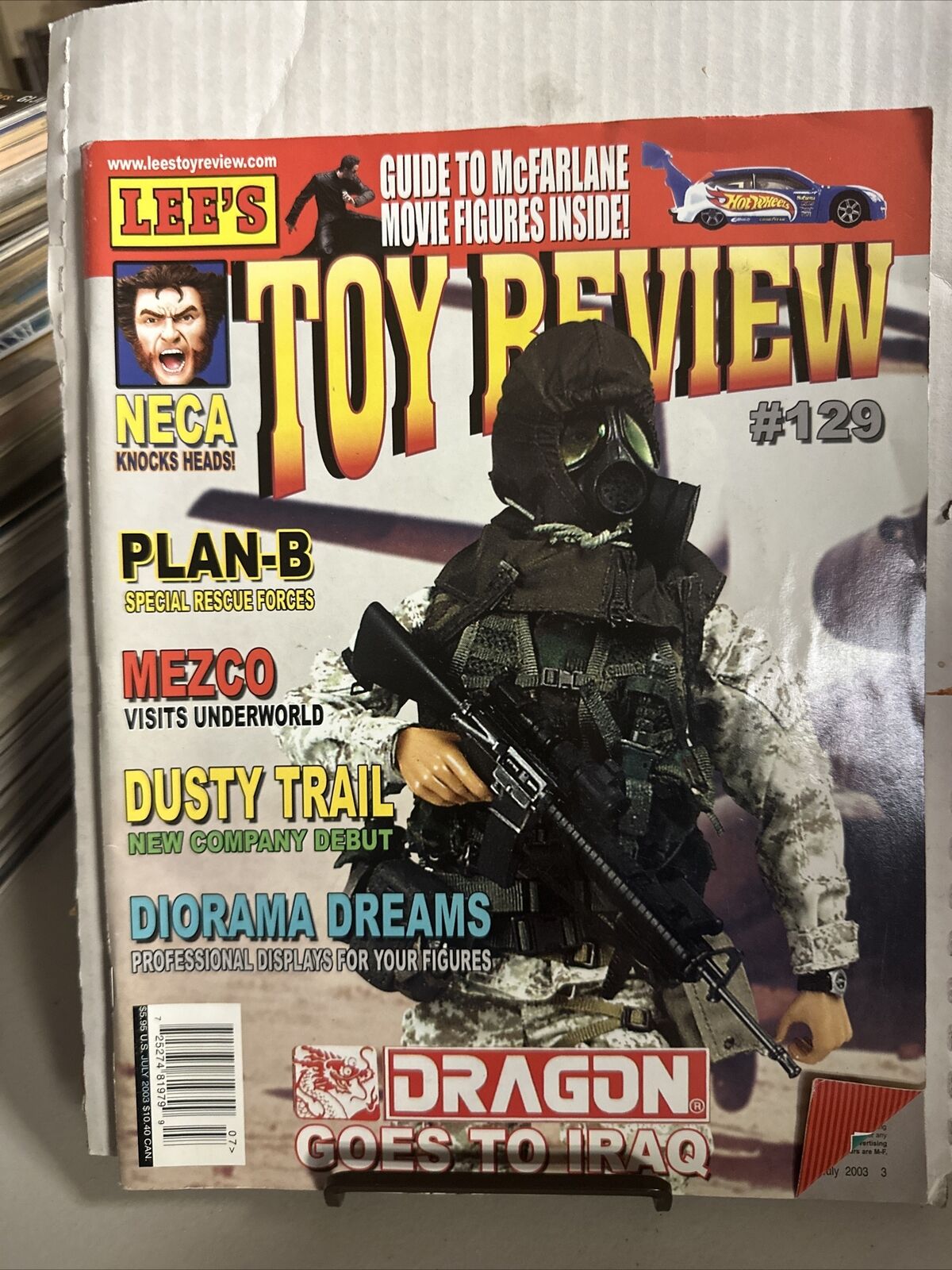 Lee\'s Toy Review Magazine #129 July 2003
