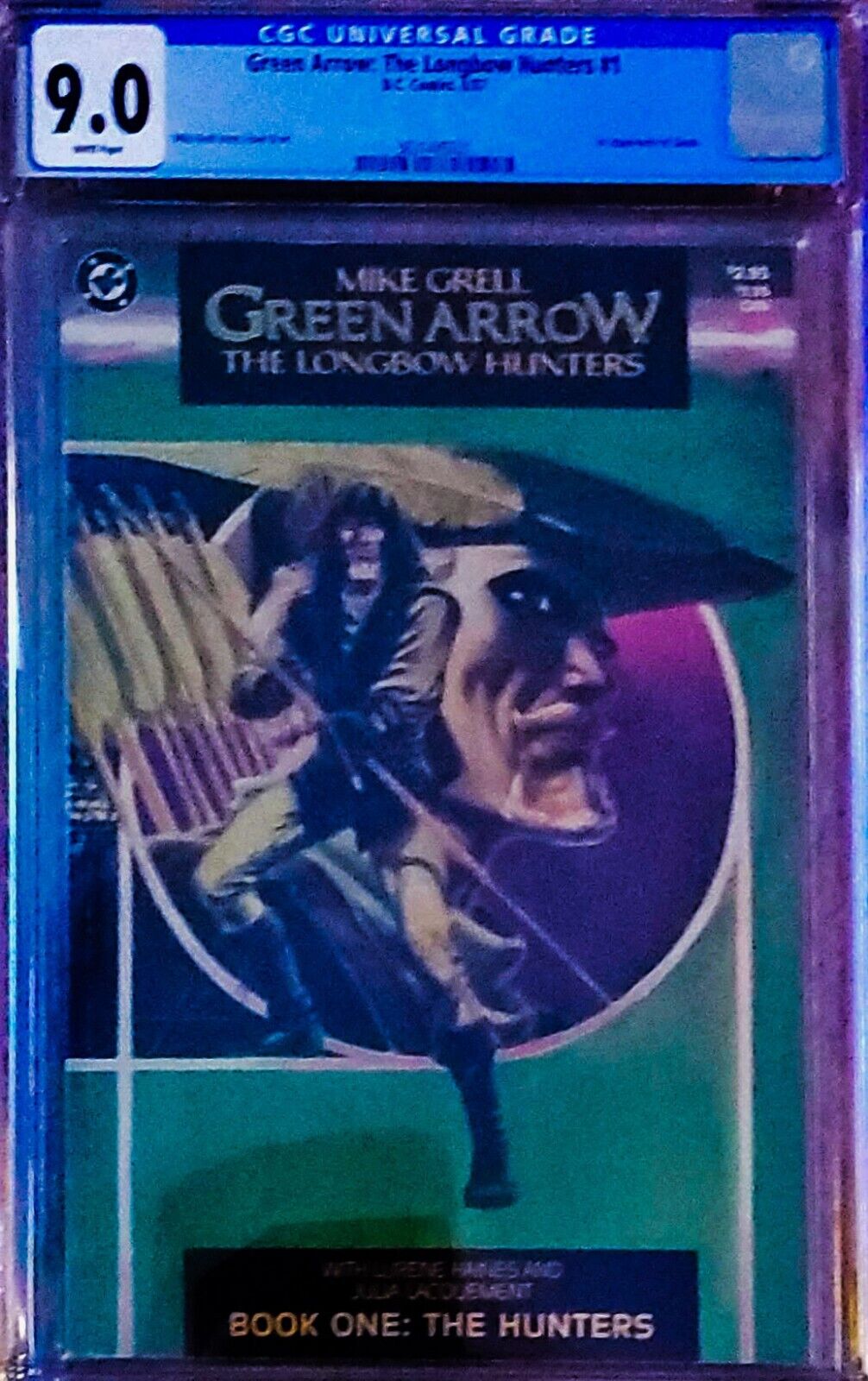 Green Arrow: The Longbow Hunters #1 CGC 9.0 Mike Grell Art/story 1st App Shado