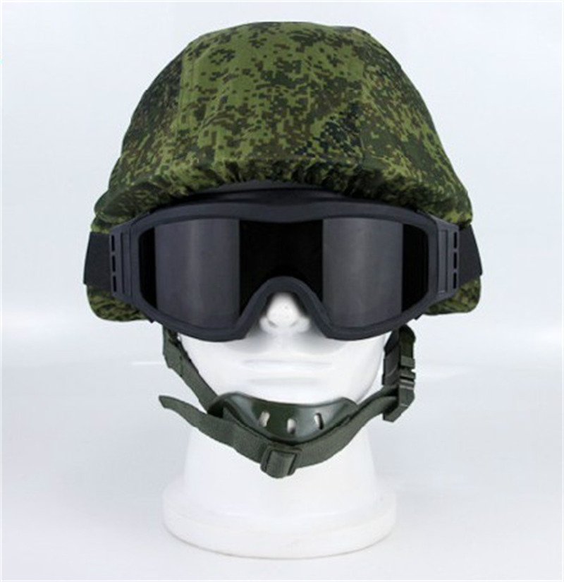 Replica Russian 6b26 Tactical Training Steel Helmet +EMR Helmet Cover+Goggle