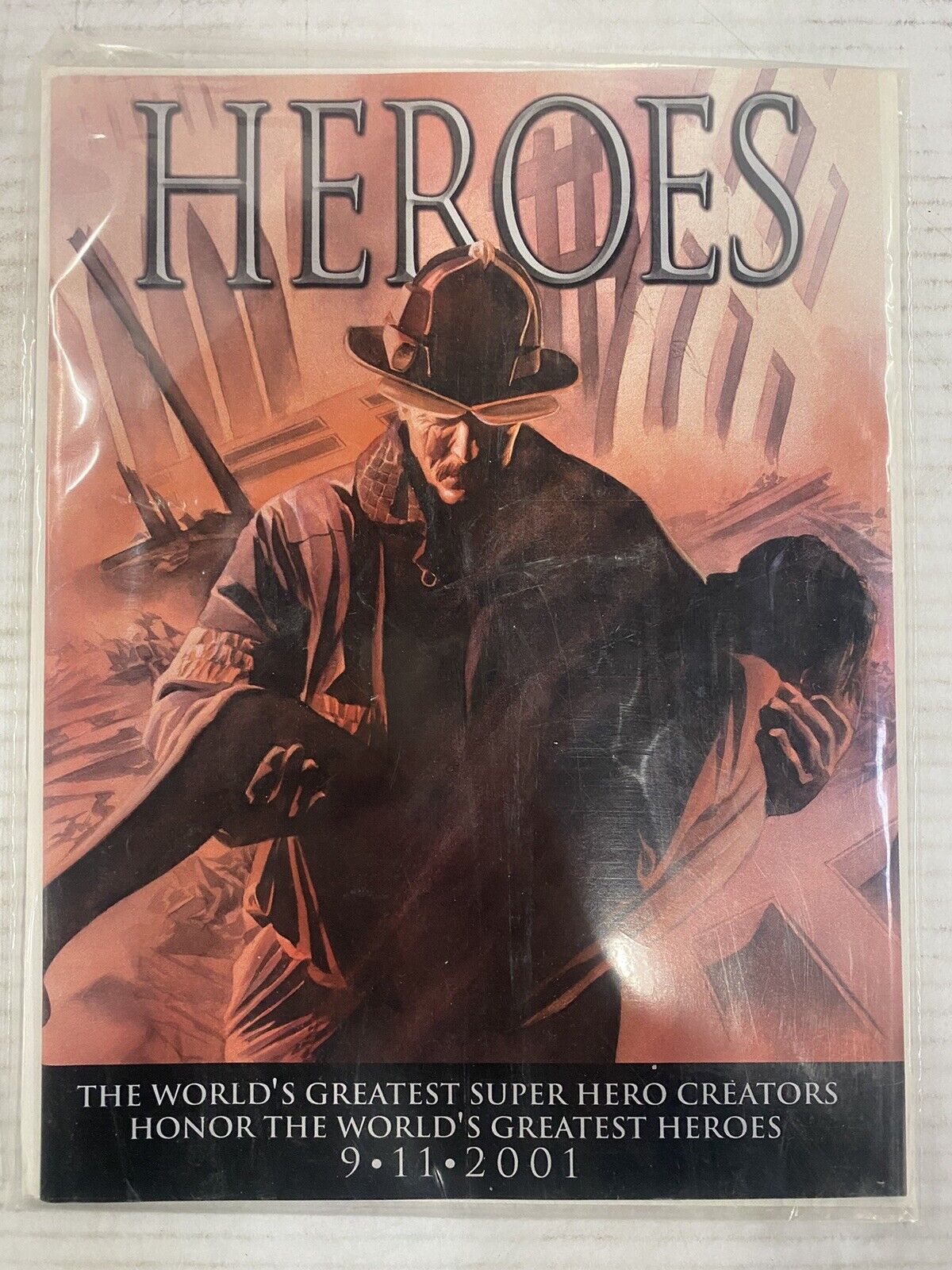 HEROES 9-11-2001 MARVEL COMICS MAGAZINE SIZE NM