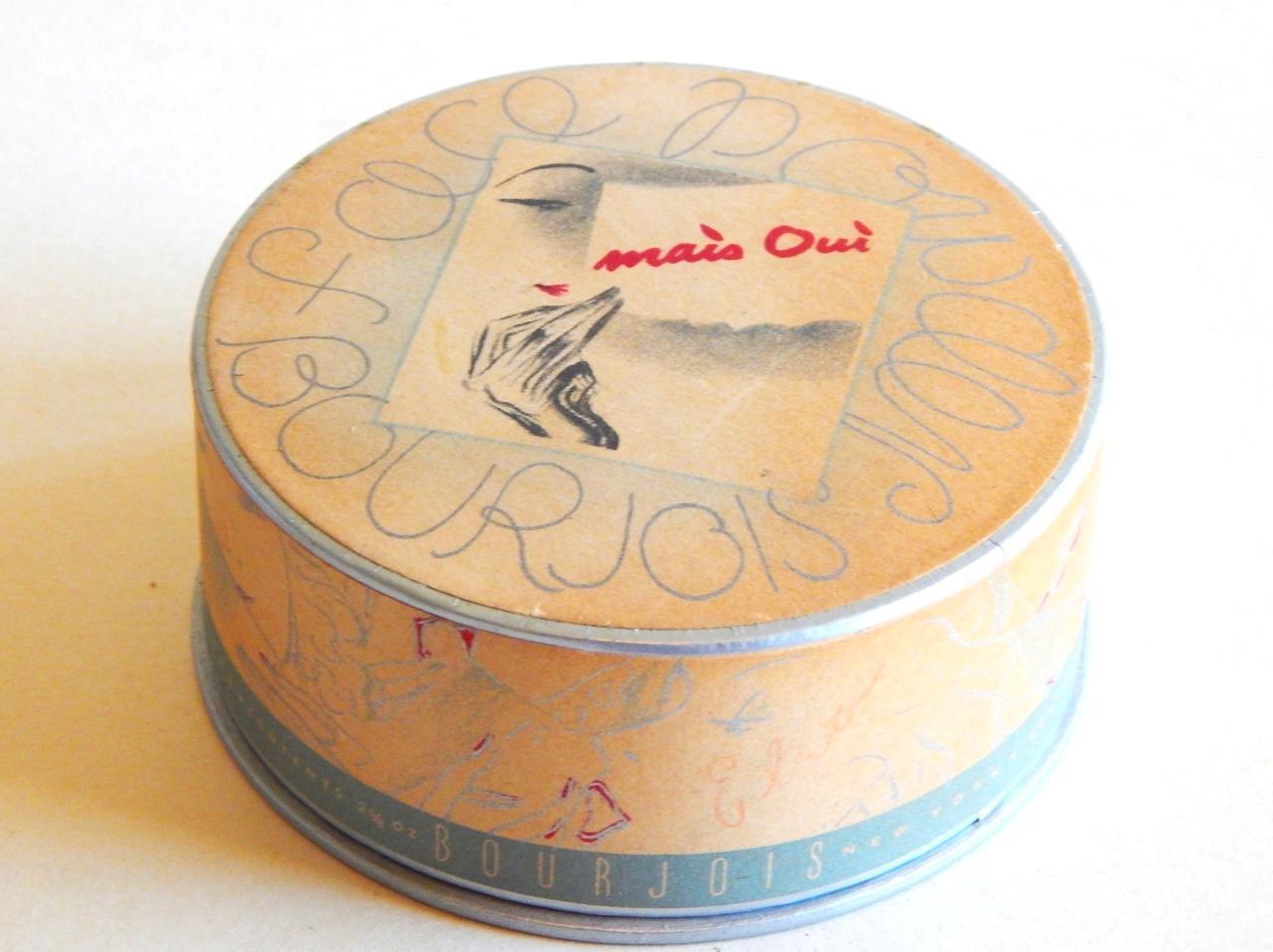 Vintage Bourjois, Mais Oui (of Course) Face Powder Never Opened  Poor Outer Box
