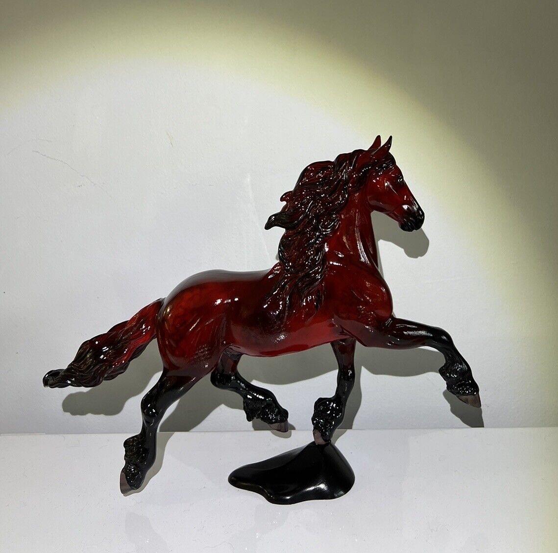 Breyer Horse Custom / Goffert Mold #702 / Fantasy Red Fire Stallion