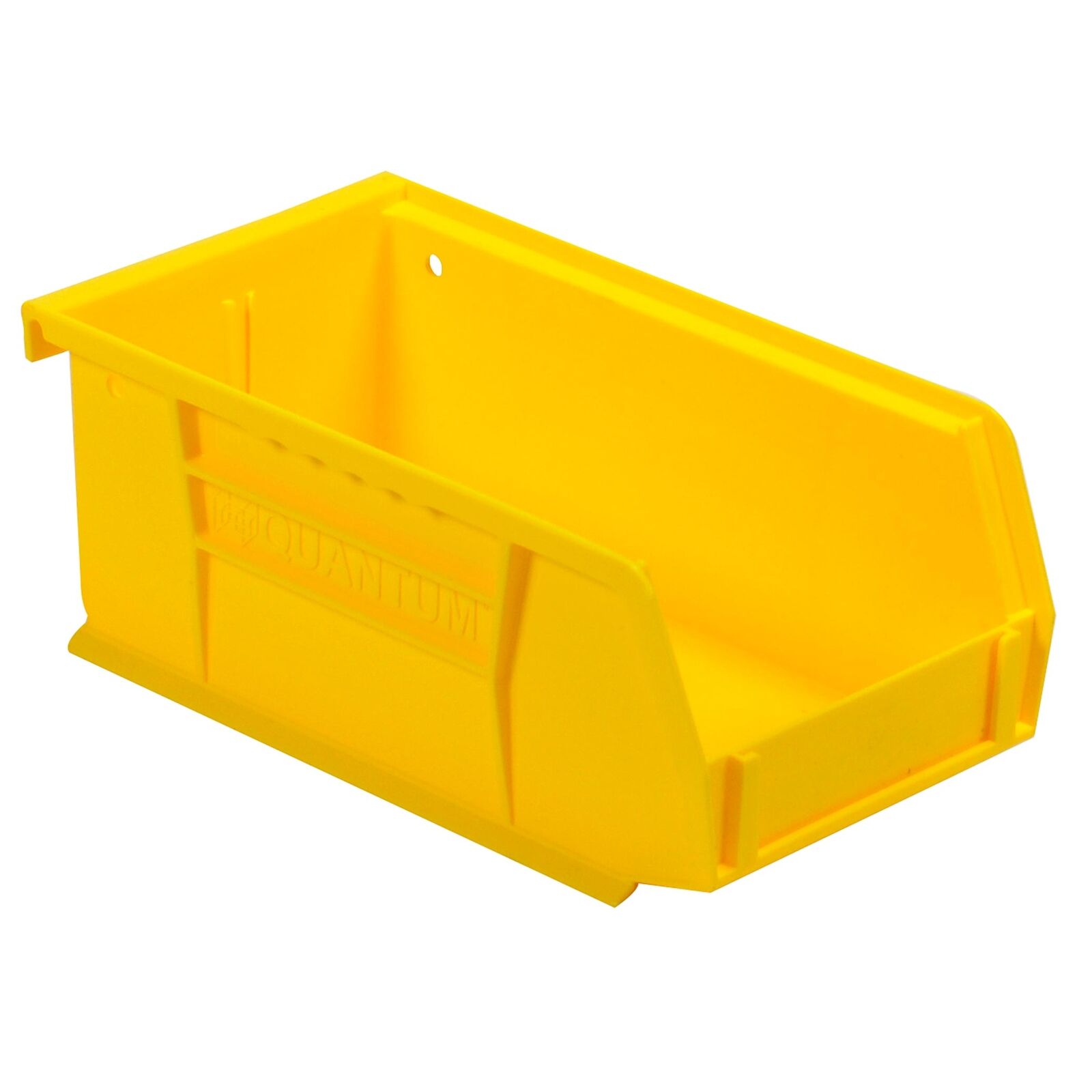 Quantum HD High Density Yellow Stackable Plastic Bin 4 x 3 x 7in PB8501 Pack of 