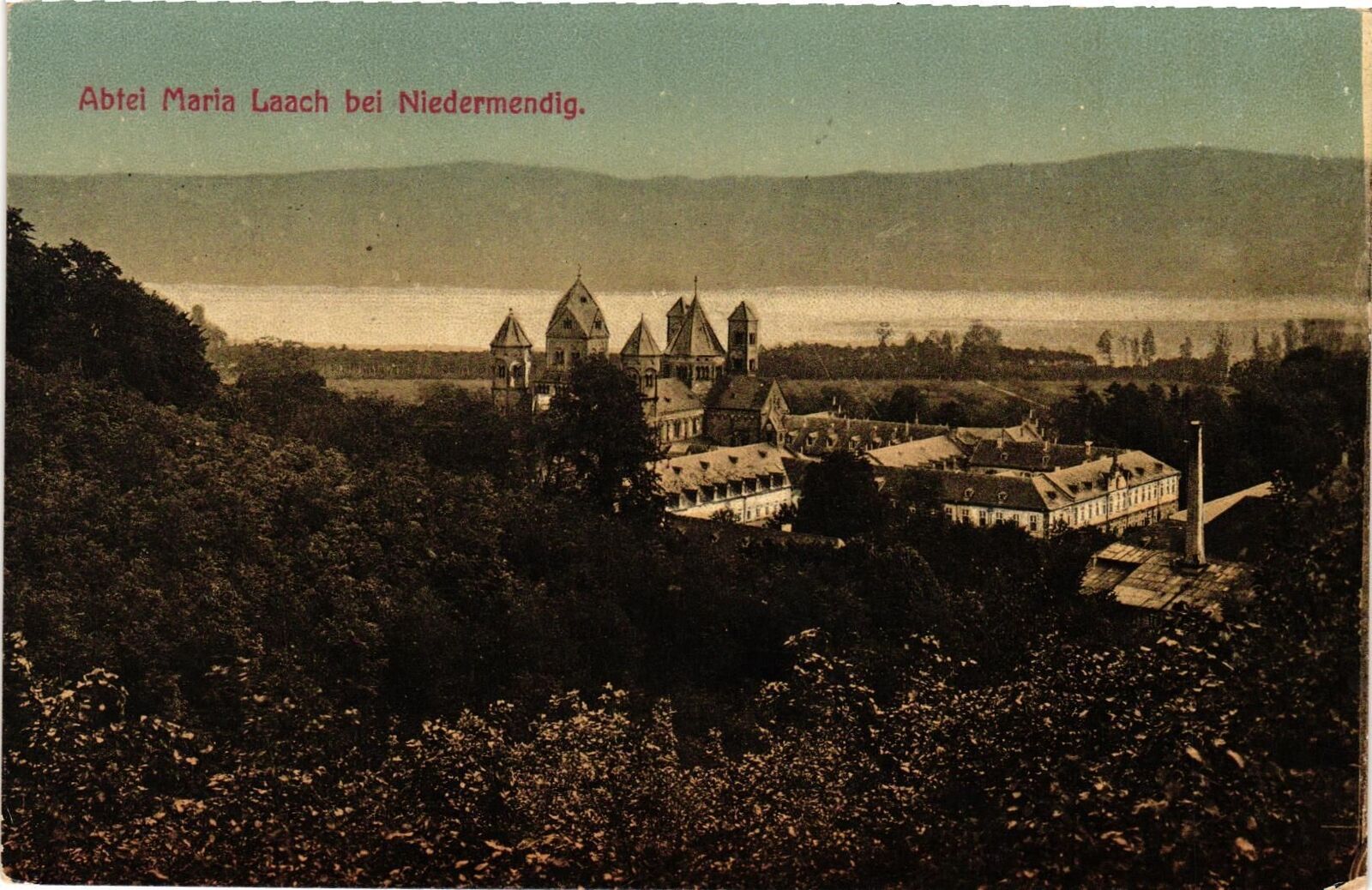 Vintage Postcard- ABTEI MARIA LAACH BEI NIEDERMENDIG
