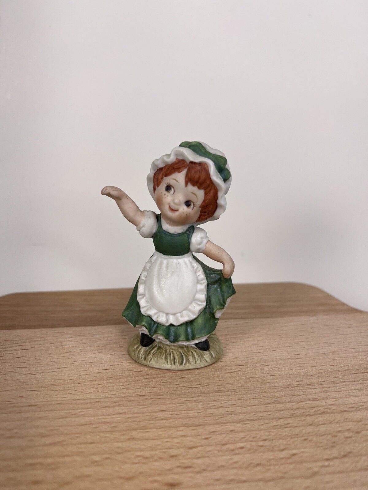 Vintage Lefton St. Patricks Irish Porcelain Girl Figurine