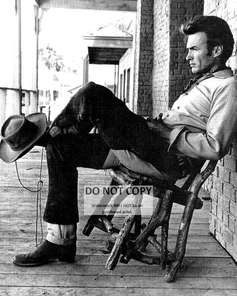 CLINT EASTWOOD ON THE SET OF 