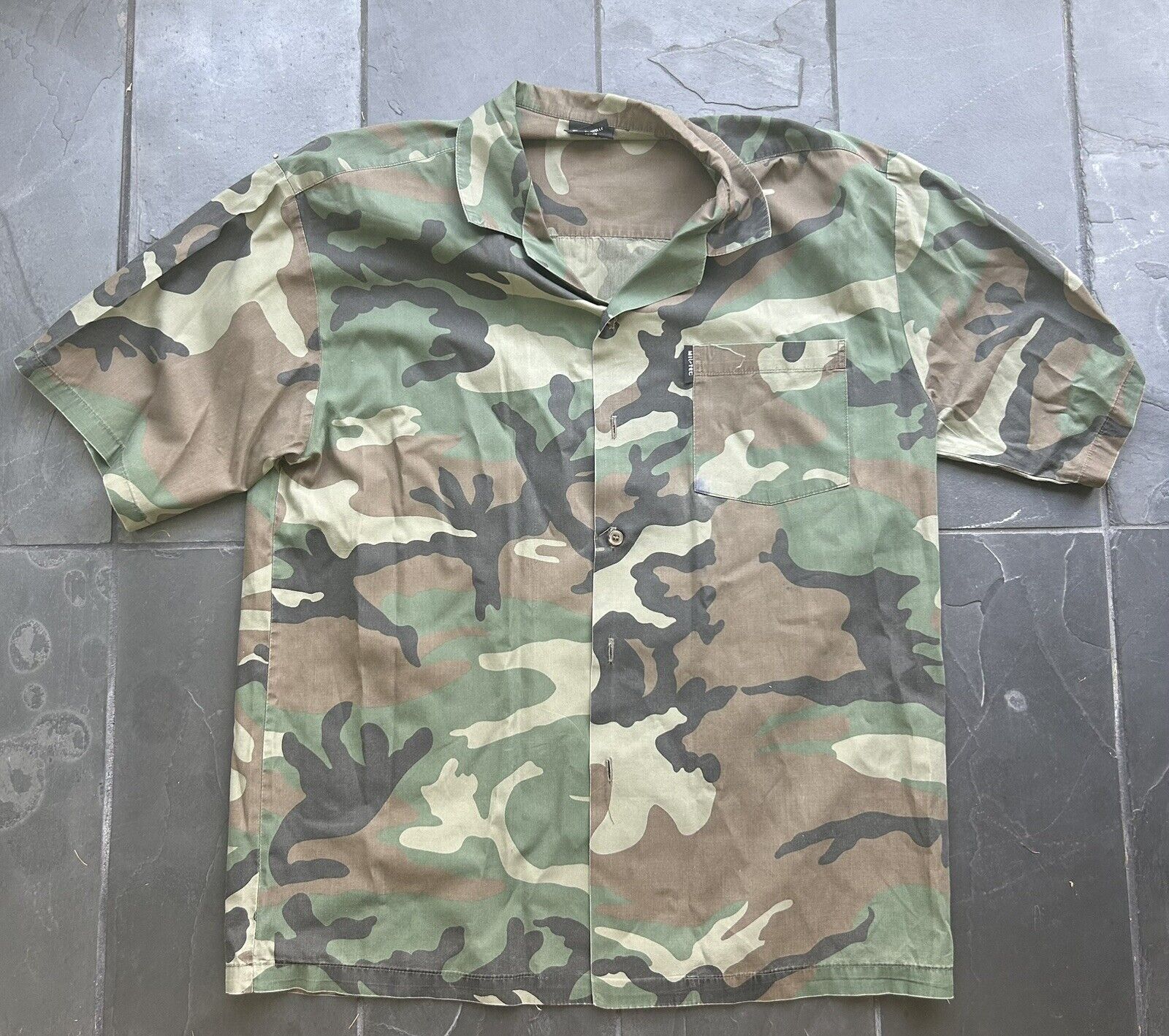 Mil-tec Woodland Camo Military Styled Uniform Shirt