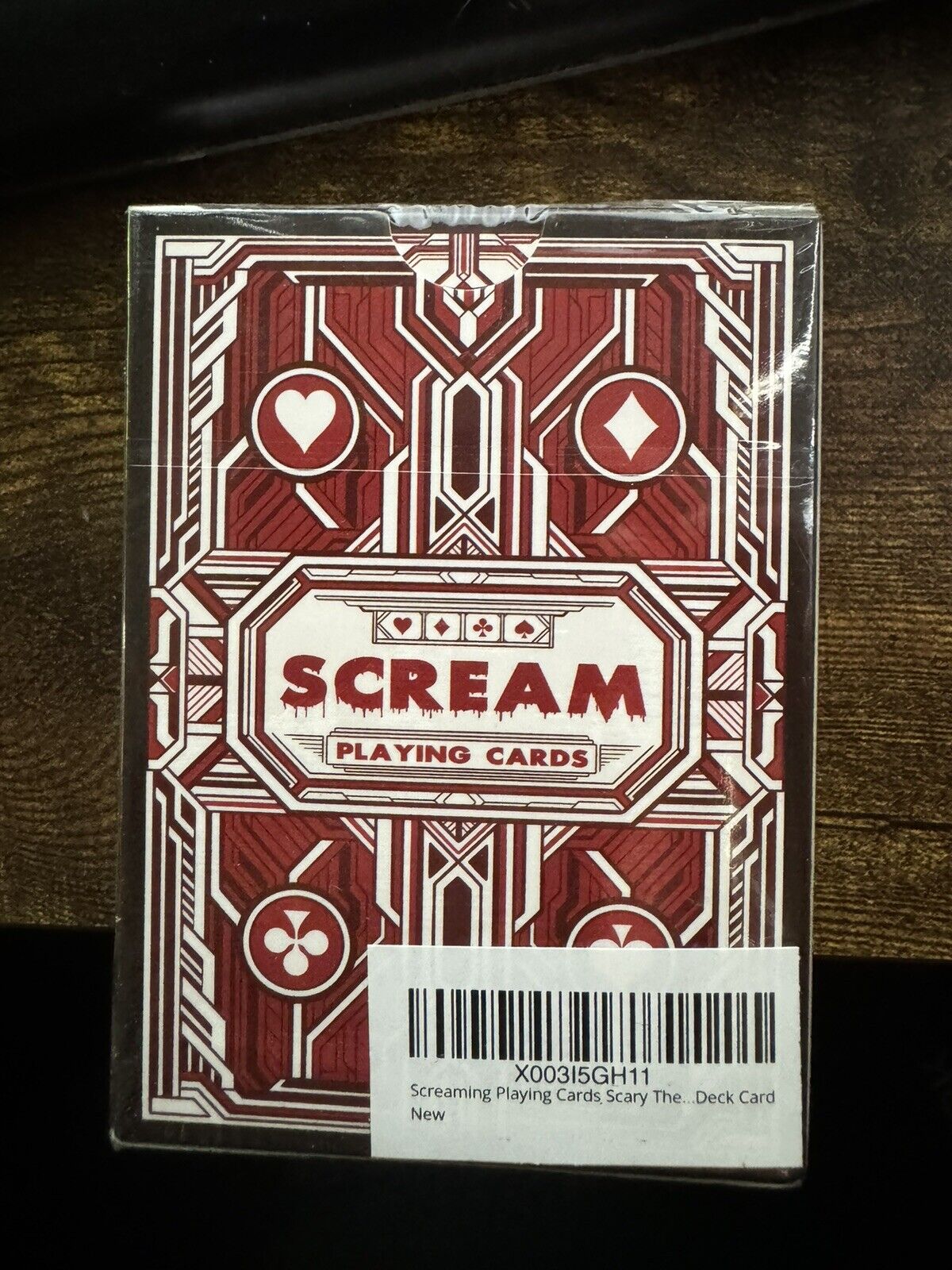 Scream Playing Cards Sealed