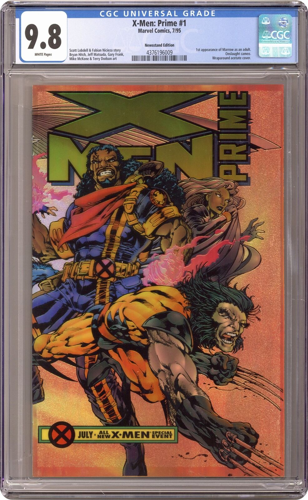X-Men Prime 1N CGC 9.8 Newsstand 1995 4376196009