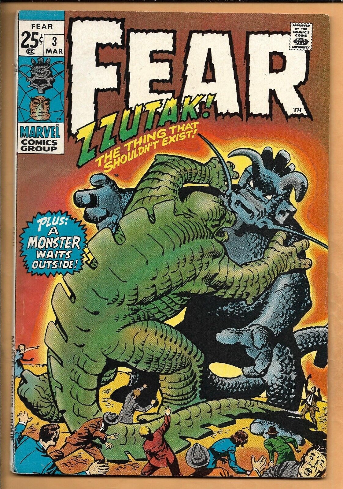 Marvel FEAR No. 3 (1970) Kirby & Ditko VF-