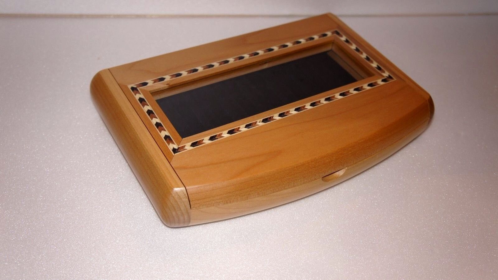 Solid Maple Wooden Display Box Pen Case Great Gift for Engraving