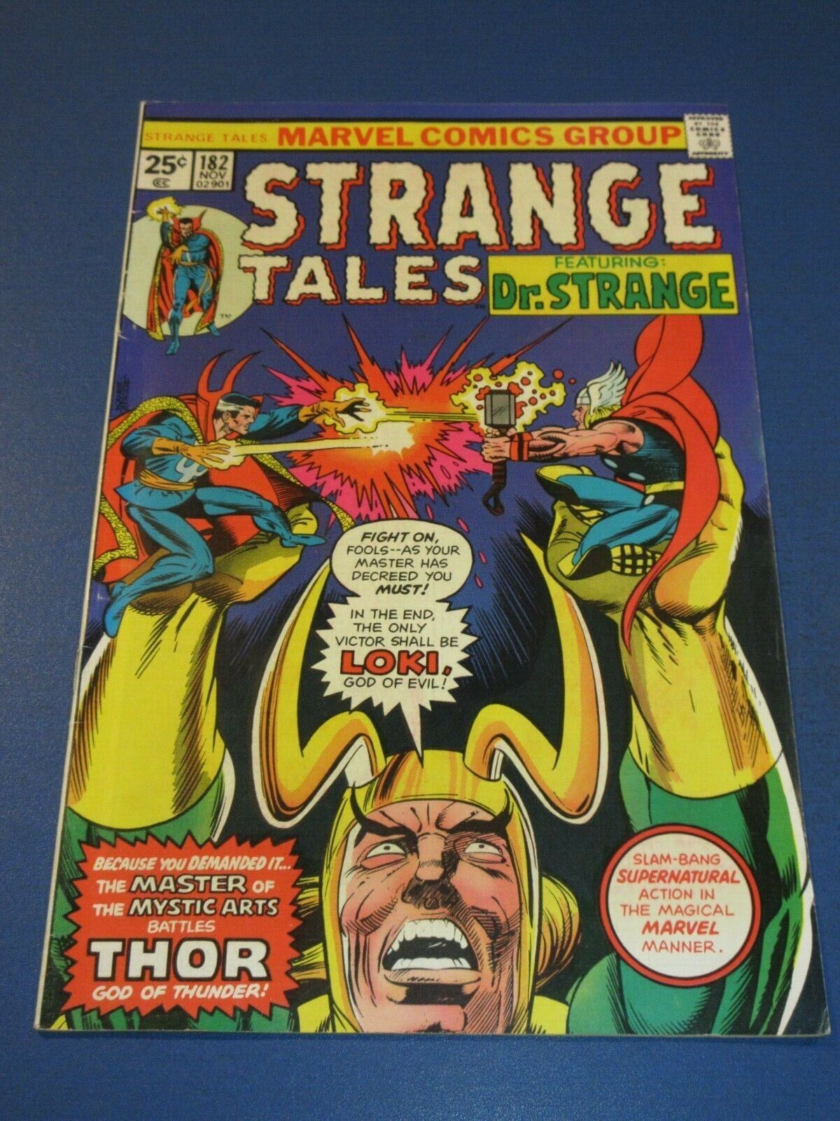 Strange Tales #182 Bronze age Thor Dr. Strange Loki Fine Beauty wow 