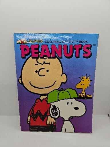 Vintage 1997 Peanuts Coloring And Activity Book Landoll\'s 
