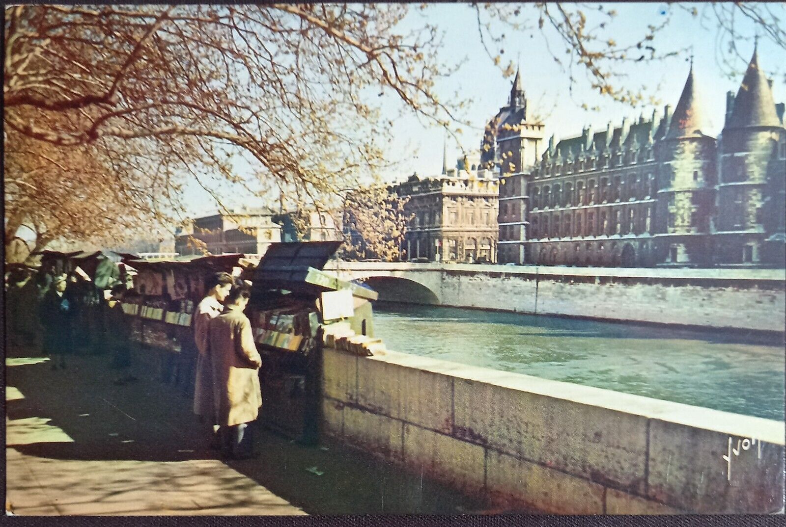 FRANCE 1964 Coulerus de Paris postcard sent to Binningen  Switzerland