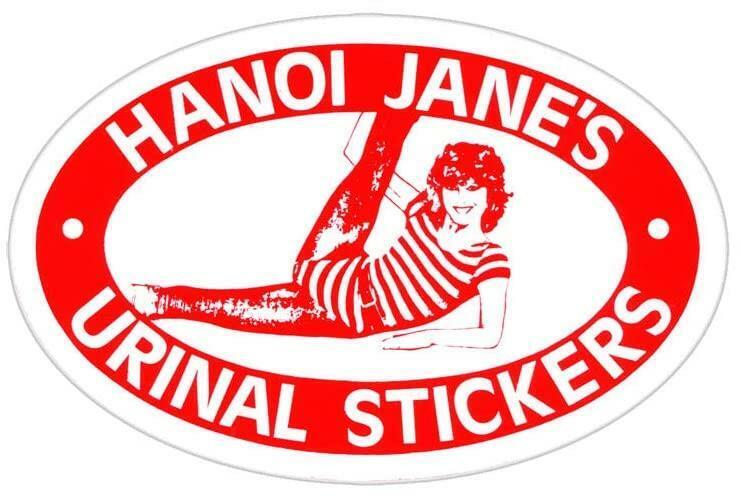 HANOI JANE URINAL STICKERS...5 PER PACK