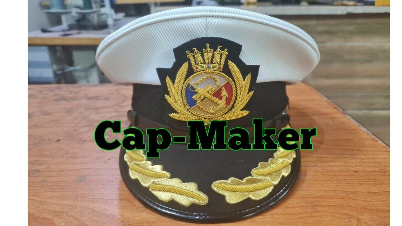 SHIP P & O OCEAN LINE CAPTAIN OFFICERS HAT CAP