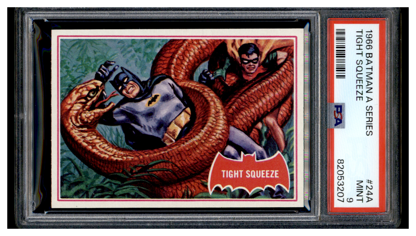 1966 Batman A Series Tight Squeeze #24A  PSA 9 Mint