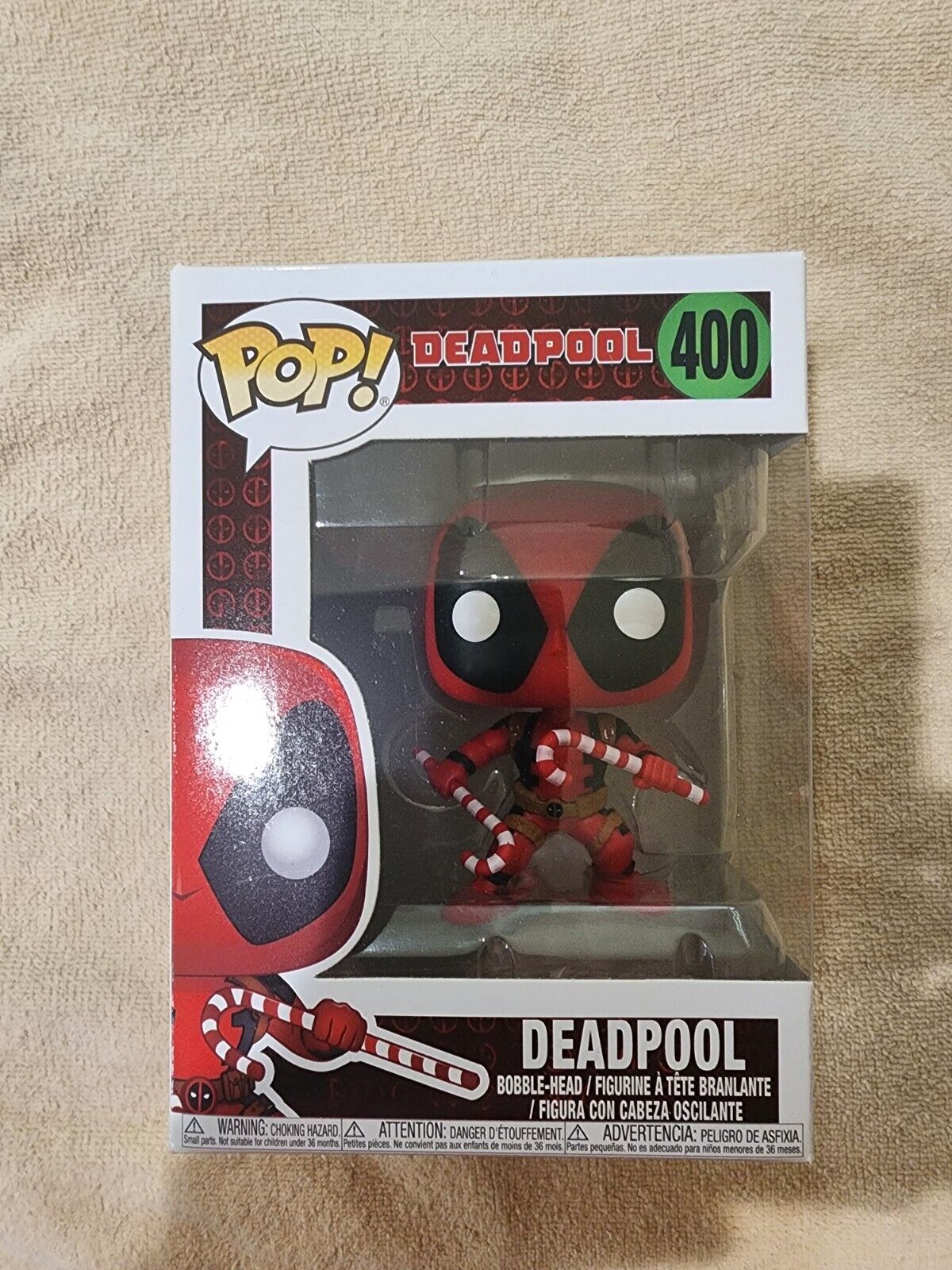 Funko Pop - DEADPOOL (w/ Candy Canes) - Marvel - Deadpool - 400