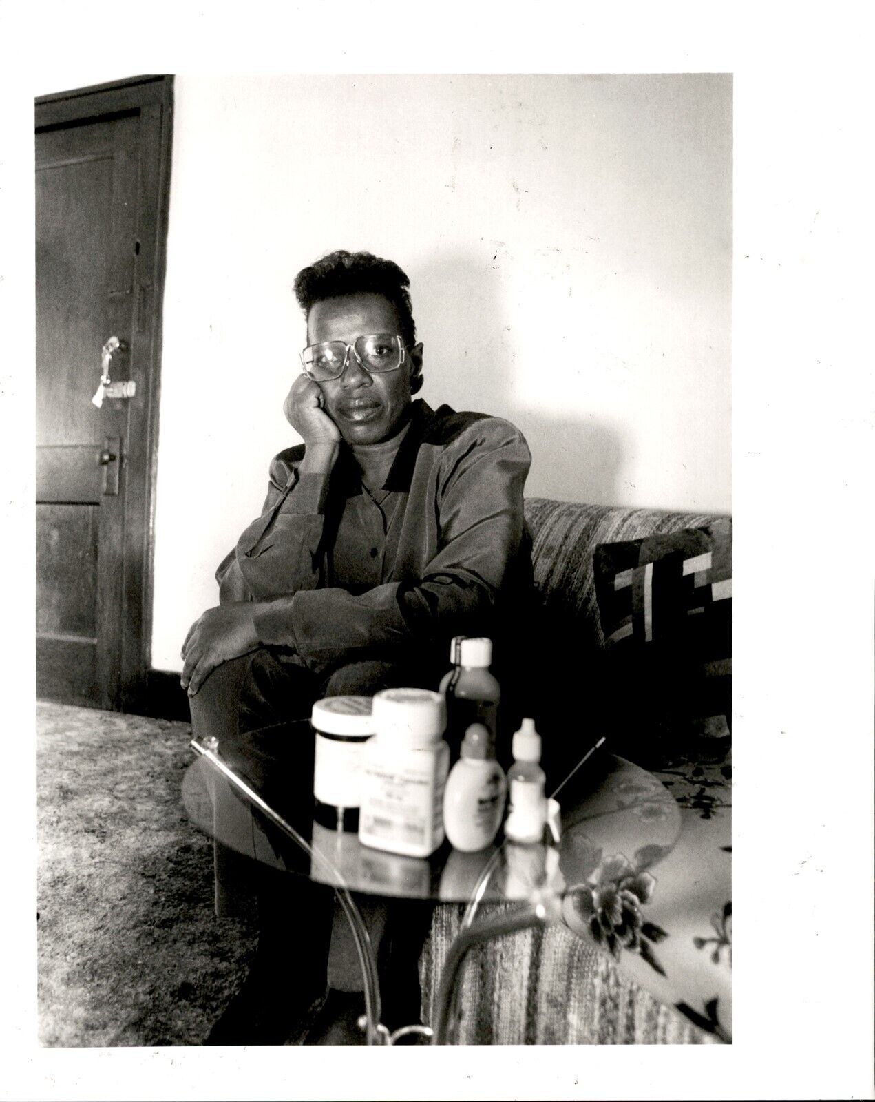 LG51 1991 Original Kirthmon Dozier Photo DETROIT WOMAN TESTS POSITIVE FOR HIV
