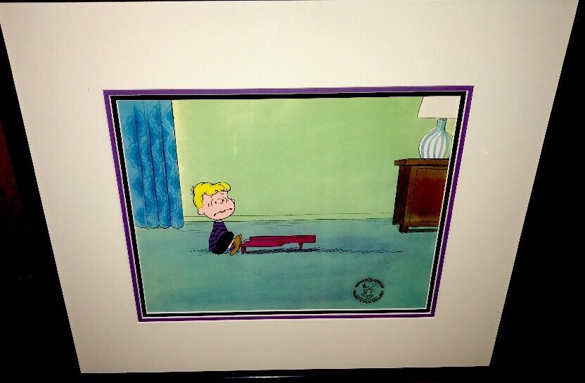 Peanuts Cel It's The Easter Beagle Charlie Brown Original Production Schroeder