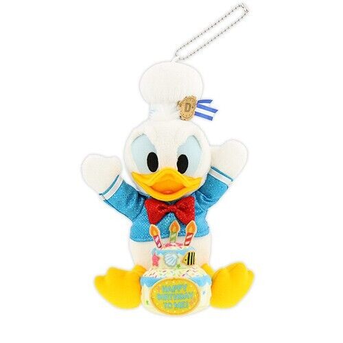 Japan Tokyo Disney Resort Store Donald Birthday Plush Badge 2024 Park