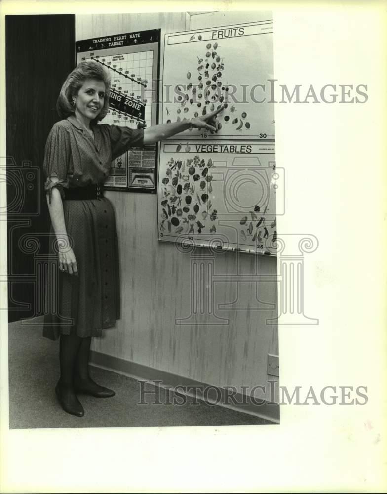 1988 Press Photo Janet Chism at Obesity Risk Factory Clinic - saa05816