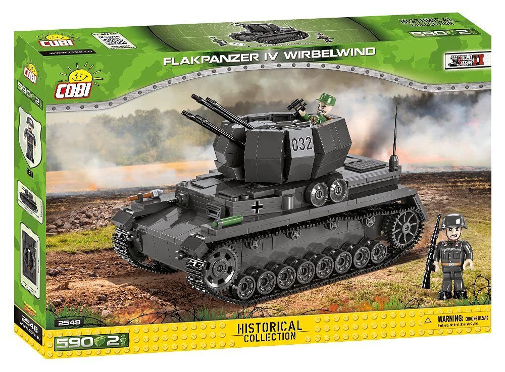 Cobi Historical Collection #2548 Anti-Aircraft Tank IV Wilberwind (WWII German A