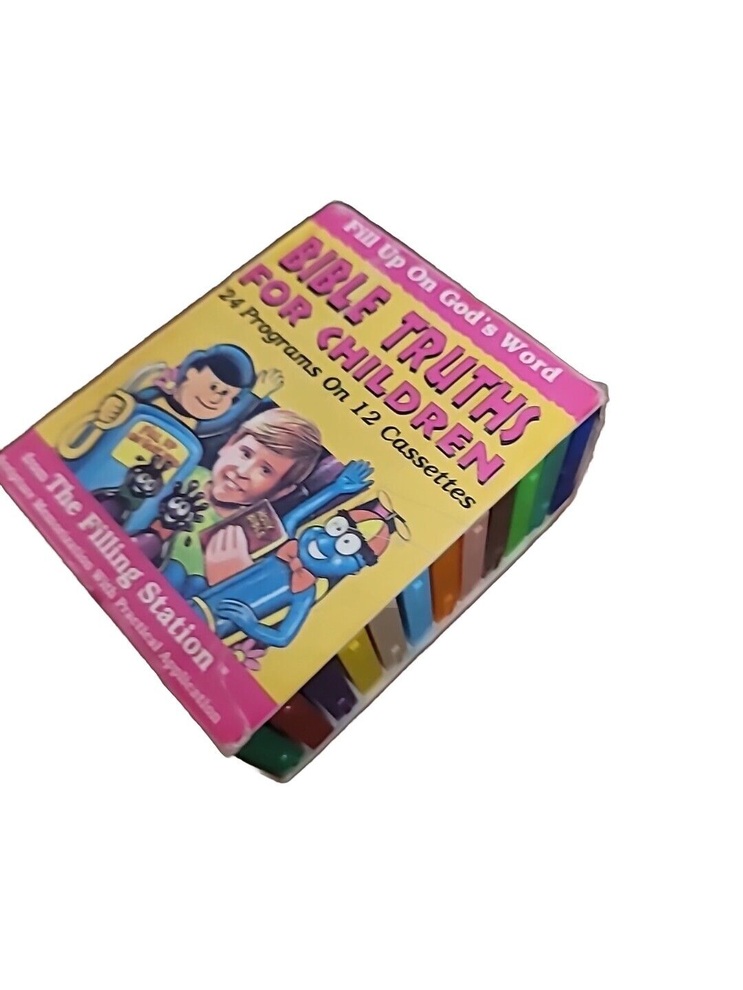 Vintage Set 1981  Bible Truths  For Children 24 Programs On 12 Cassettes 