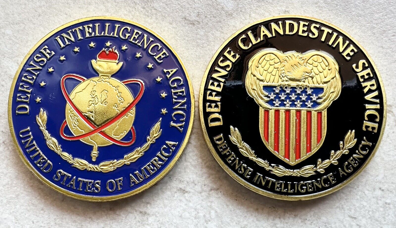 2 Defense Intelligence Agency (DIA) & Defense Clandestine Service Challenge Coin