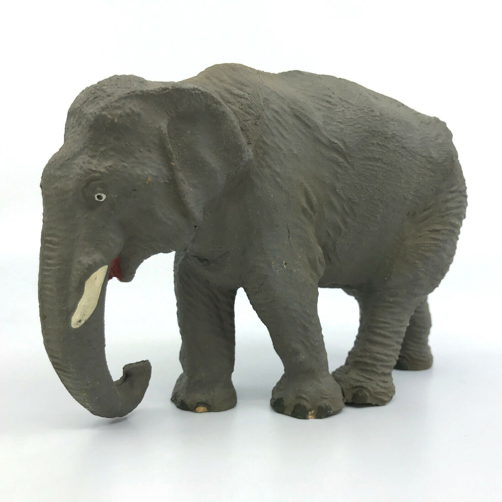 Elastolin Elephant Composite 4in 100mm Toy 1930s to 50s Putz Figure Vintage