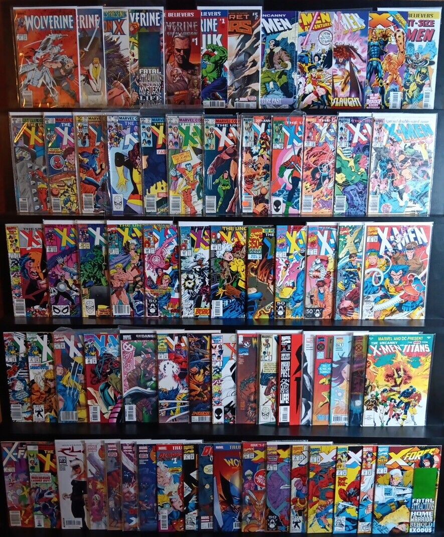 X Men 70 Issue Key Lot UNCANNY X-MEN, Wolverine, Deadpool Marvel Comics #1 Rogue