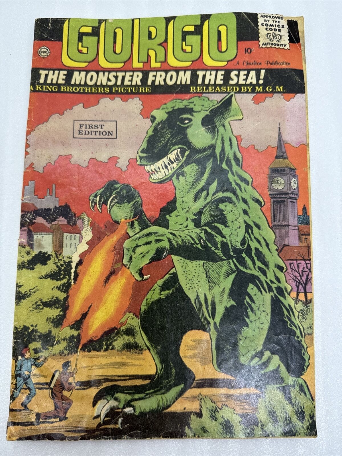 Gorgo #1 Sea Monster Classic Charlton Comics 1960 MGM Steve Ditko 1st Edition