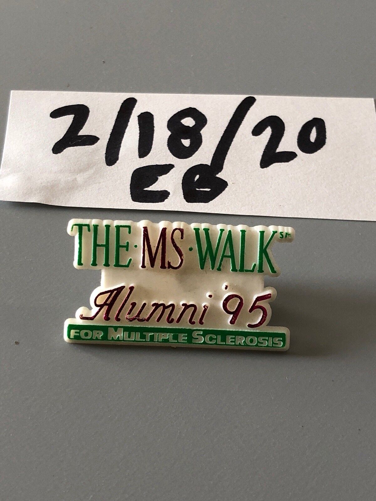 Vintage MS Walk Alumni 95 Pin