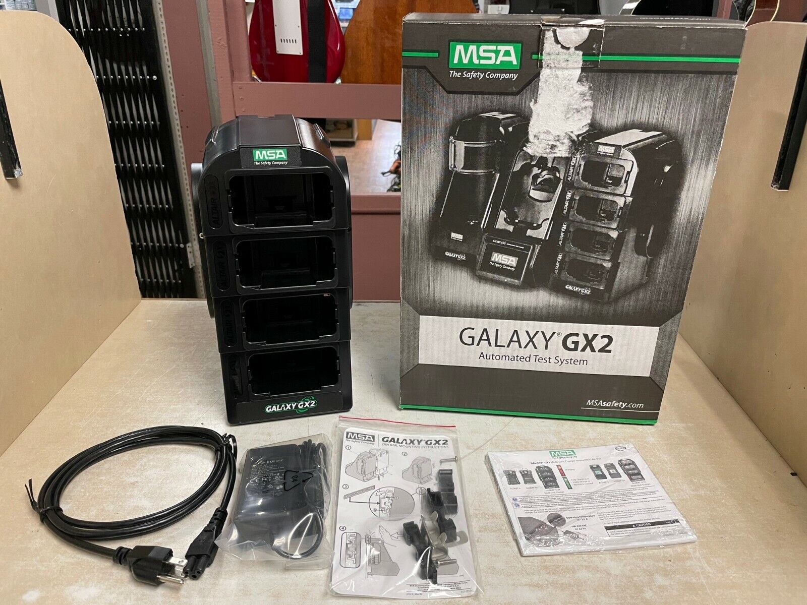 MSA Galaxy GX2 ALTAIR 5/5X Detector Multi-unit Charger